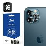 3mk Ochrana objektivu Pro iPhone 12 Pro Ochrana objektivu fotoaparátu s montážním rámečkem 1ks.