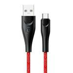 USAMS Kabel opletení U41 USB-C/USB Fast Charge 1m červená/červená SJ392USB02 (US-SJ392)