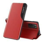 Eco Leather View Case elegantní pouzdro pouzdro s flipovým krytem a funkcí stojánku Xiaomi Redmi K40 Pro+ / K40 Pro / K40 / Poco F3 červené