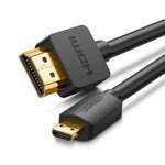 Kabel UGREEN Micro HDMI - HDMI 4K 3D 3m Black