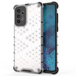 Pouzdro Honeycomb pouzdro pancéřový kryt s gelovým rámečkem Samsung Galaxy A73 transparentní Case