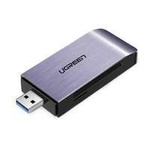 Ugreen čtečka karet SD / micro SD / CF / MS pro USB 3.0 šedá (50541)