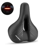 Rockbros 38218916002 MTB sedlo na kolo + lampa - černá