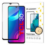 Wozinsky super odolné tvrzené sklo Full Glue na celou obrazovku s černým rámečkem Case Friendly TCL 30