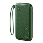 Powerbanka USAMS PB56 10000mAh 2xUSB / USB-C / MicroUSB Fast Charge zelená / tmavě zelená 10KCD15003 (US-CD150)