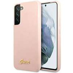 Obal Guess GUHCS23MLSLMGPP S23 Plus S916 pink/pink hardcase Silicone Script Metal Logo