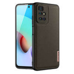 Kryt pouzdra Dux Ducis Fino potažený nylonovým materiálem Xiaomi Redmi 10 green