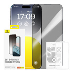 Privacy Protection Tempered Glass Baseus Diamond iPhone 15 Plus