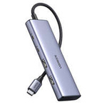 USB-C HUB - 2 x USB-A / 2 x USB-C 20 cm Ugreen CM473 - šedý