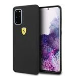 Pouzdro FERRARI Samsung Galaxy S20 Plus Silikonové černé pouzdro