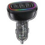 USAMS Charg. sam. 1xUSB-C 3xUSB-A C34 48W 3A+C PD Fast Charge black/black CC170CC01 (US-CC170)