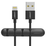 Ugreen samolepicí organizér na 7 kabelů černý (50320)