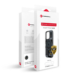 Etui na iPhone 16 PRO Forcell F-Protect Levels Dual Layer 4D technology zgodny z MagSafe Military Drop-Test cyber grey