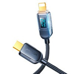Joyroom USB C - Lightning 20W kabel s displejem nabíjecího výkonu 1,2 m černý (S-CL020A4)