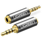 Ugreen audio adaptér jack 2,5 mm samec na jack 3,5 mm samice černý (20501)