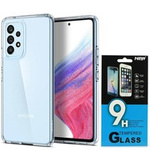 Pouzdro Spigen Ultra Hybrid Samsung Galaxy A53 5G Crystal Clear + Sklo
