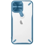 Etui Nillkin Cyclops Case wytrzymałe etui z osłoną na aparat i składaną podstawką iPhone 13 Pro niebieski