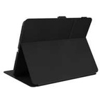Speck Balance Folio - Obal iPad Pro 12,9" (2022-2018) s povrchovou úpravou MICROBAN aMagsíťkou a stojánkem (černý)