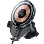 USAMS Držák indukční US-CD164 15W 2v1 Magneetický pro větrací mřížku transparentní CD164DZ02