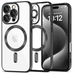 ETUI TECH-PROTECT MAGFLEX MAGSAFE IPHONE 16 PRO SHINY BLACK