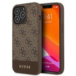 Etui GUESS Apple iPhone 13 13 Pro 4G Stripe Collection Brązowy Hardcase
