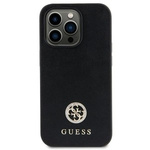 Funda Guess GUHCP15MPS4DGPK iPhone 15 Plus 6.7" negro/negro durocase Logo Strass Metal Case