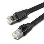 UGREEN NW134 Cat 8 U/FTP Flat Ethernet RJ45 Cable Pure Copper 0.5m (black)
