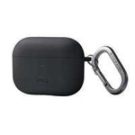 UNIQ obal Nexo AirPods Pro 2. generace + háčky na uši silikonové šedé/chaRCoal grey