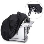 Nepromokavý kryt na gril, kryt na kolo, motorku, zahradní nábytek plachta XL černá