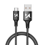 Wozinsky USB kabel - USB Typ C 2,4A 1m černý (WUC-C1B)