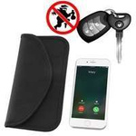 Pouzdro ochrana proti krádeži klíčů od auta telefon blokování rádiových frekvencí Faradayův box 20 cm x 11 cm černý