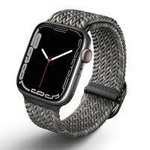 UNIQ řemínek Aspen Apple Watch 44/42/45mm opletené DE šedá/oblázkově šedá