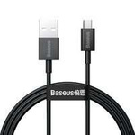 Baseus Superior kabel USB - micro USB rychlonabíjecí kabel 2A 1m černý (CAMYS-01)