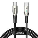 Joyroom Star-Light Series SA27-CC5 USB-C / USB-C kabel 100W 1,2m - černý