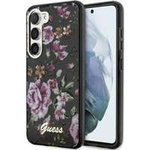 Obal Guess Guhcs23shcfwsk S23 S911 Black/Black Hardcase Flower Collection Case