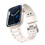 Strap Triple Protection řemínek pro Apple Watch SE, 8, 7, 6, 5, 4, 3, 2, 1 (41, 40, 38 mm) náramek náramek béžový