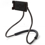 Držák kolem krku "Lazy" černá/černá