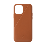 Pouzdro DESIGN POOL LIMITED Apple iPhone 12 Pro Max Native Union Card Leather Tan Brown Case