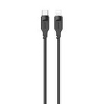 USAMS Kabel USB-C na Lightning PD Rychlé nabíjení Lithe Series 1,2 m 20W černá/černá SJ566USB01 (US-SJ566)
