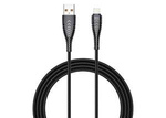 Kabel USB A do Lightning VEGER 2,4A V105 1,2 m czarny