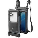 Funda Spigen A611P Estuche flotador impermeable universal 2-PACK MATTE Negro