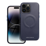 Futerał Roar Leather Mag Case kompatybilny z MagSafe - do iPhone 14 Pro Max Granatowy