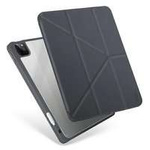 Uniq pouzdro pro Moven iPad Pro 12,9&quot; (2021) Antimikrobiální šedá / uhlově šedá