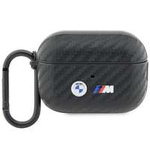 BMW BMAP2WMPUCA2 Coperchio AirPods Pro 2a generazione nero/nero Carbon Double Metal Logo