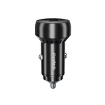 Choetech TC0014 USB-C USB-A PD 60W autonabíječka s LED podsvícením - černá