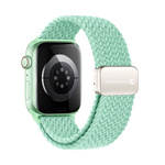 FORCELL F-DESIGN FA02 pasek magnetyczny nylonowy do APPLE Watch 42 / 44 / 45 / 49 mm pistacjowy