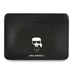 Karl Lagerfeld Rukáv KLCS14PISFBK 13/14" černý/černý Saffiano Ikonik Karl