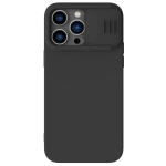 Etui Nillkin CamShield Silky Silicone Case etui iPhone 14 Pro Max pokrowiec z osłoną na aparat czarny