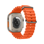 Pasek do Apple Watch Forcell F-Design FA12 dziurki silikon 42 / 44 / 45 / 49 mm pomarańczowy