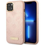 Guess GUHMP14SSAPSTP iPhone 14 6,1" rosa/rosa durocase Peony Logo Plate MagSafe
